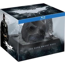 Batman Dark Knight Rises 2012 LE Bat Cowl 2 Disc Blu-Ray Bluray Movie Film