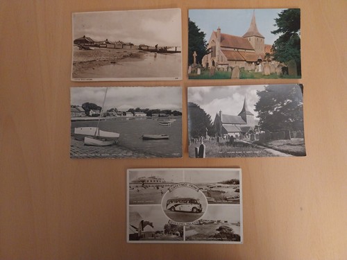 Hayling island x postcard - island., 5