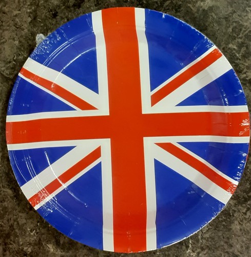 Pcs union jack plates - 6,