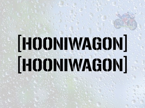 Hooniwagon car sticker - car,