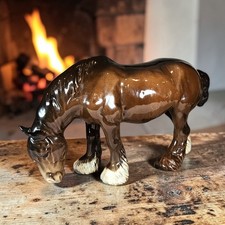 Beswick "Grazing Shire Horse"