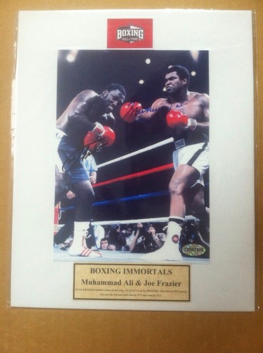 Signed muhammad ali - signed,