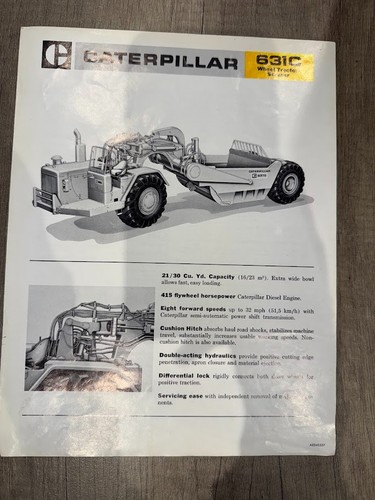 Cat catepillar leaflets - catepillar, &