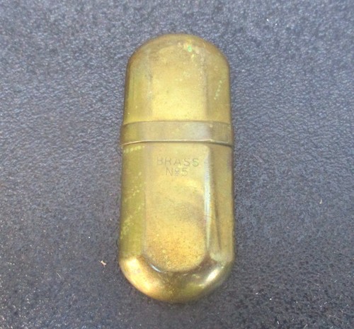 Vintage small slimline brass - slimline,