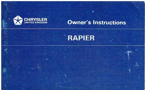 Sunbeam rapier - rapier, h120)