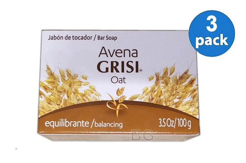 Three avena grisi oat soap - three,