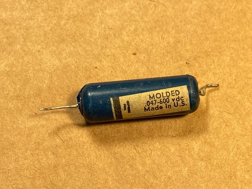Vintage blue molded - molded, .047