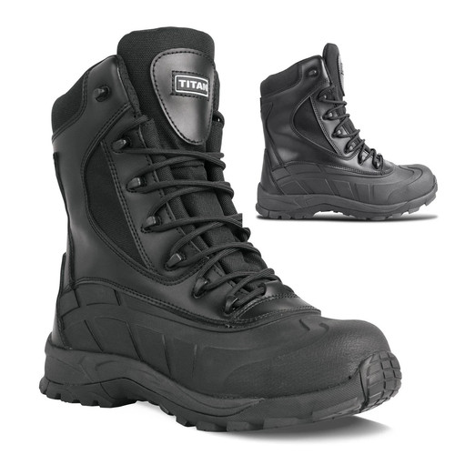 Mens titan safety boots steel - safety,