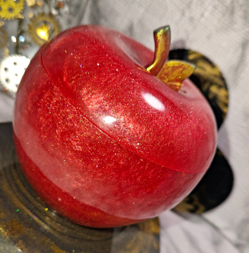 Apple shaped resin - apple,
