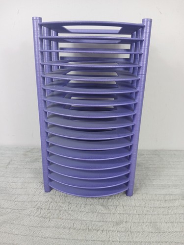 Vintage storage rack tower - vintage, cd