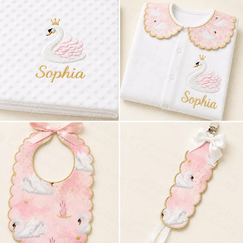 Baby girls bib sleepsuit - baby,