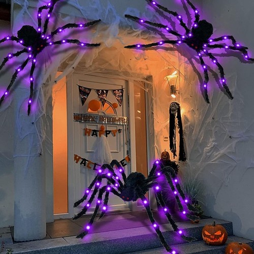 Led light halloween spider - led,