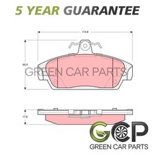 Brake Pads Set Front GCP Fits