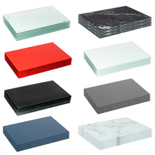 6x Glass Placemats Kitchen