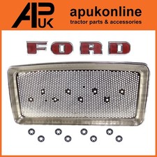 Chrome metal upper grille - chrome,