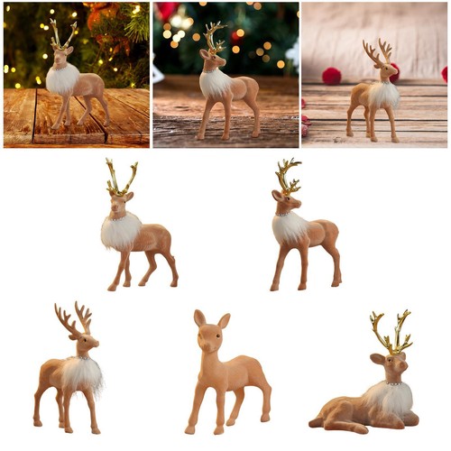 Christmas reindeer statue - christmas,
