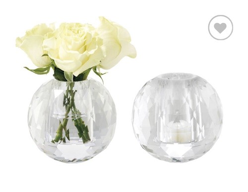 Kenneth turner crystal vase - turner, /