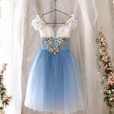 Romantic stretch Ballet Tutu tulle professional adult  Girls custom ballerina