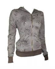 TOPSHOP  REALITEE BOUTIQUE  LOS ANGELES SWALLOW BIRD PRINT HODDIE RETAIL £30.00