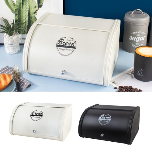 Large bread bin metal - bin,