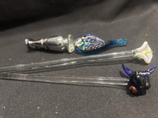 Murano italy blue swirl art - blue,