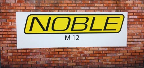 Noble m12 banner car - banner,