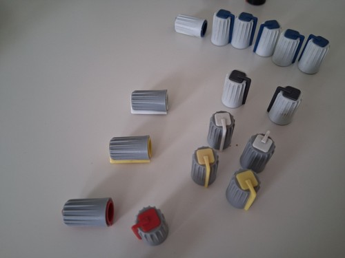 Mixer amp knobs plastic - mixer, /