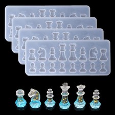 4Pcs Chess Piece Silicone