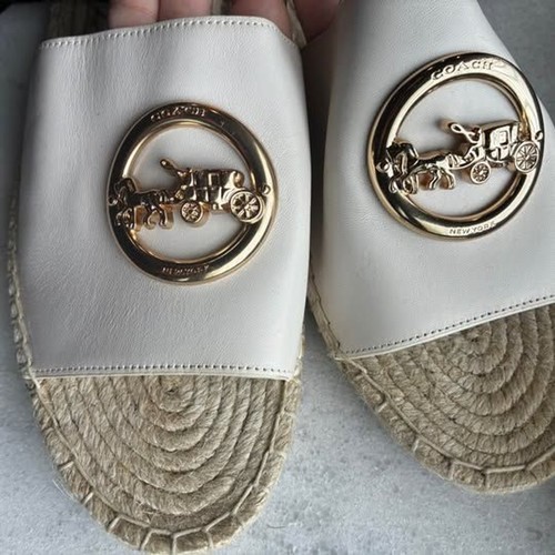 Coach corey leather espadrille - coach,