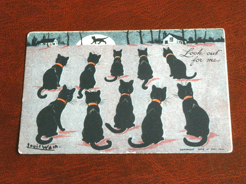 Original louis wain signed - original,