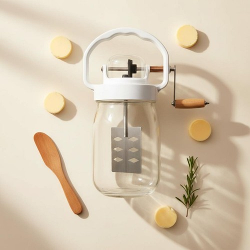 Manual butter churner - churner, easy