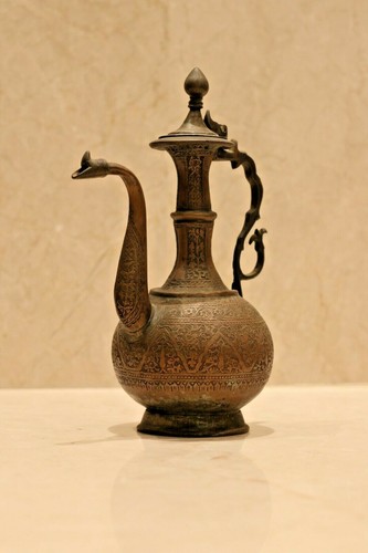 Antique copper islamic qualm - antique,