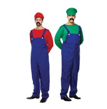 Mens Mario & Luigi Fancy Dress