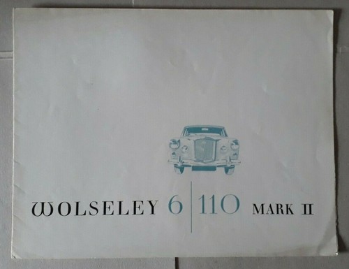 Wolseley 110 mark ii - wolseley, 6/110