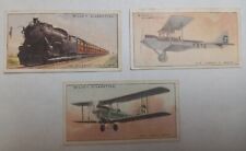 SPEED THREE CARDS FROM THE 1930 ISSUE BY WILLS. CARD Nos 7, 11, 41