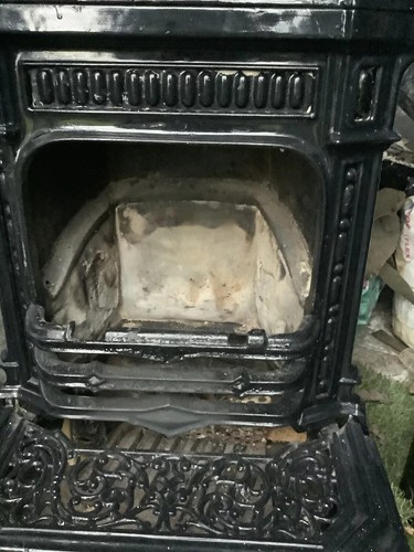 French vintage stove - french, wood
