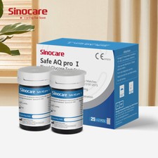 Sinocare 50x AQ pro I Blood Glucose Test Strips for Safe AQ pro I Glucometer