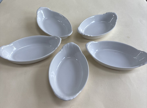 Set five french shell edged - set,