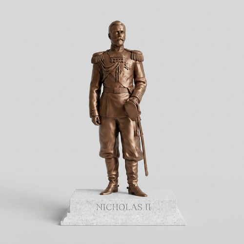 Tsar nicholas bronze effect - nicholas,