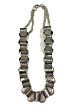 Chain link necklace short - chain, necklace,