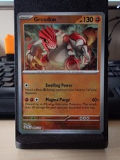 Pokémon TCG Groudon 049/131 PokeBall Prismatic Evolutions Reverse Holo NM