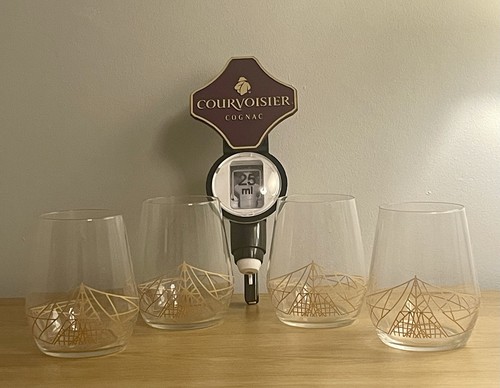 Courvoisier cognac brandy set - cognac/brandy,