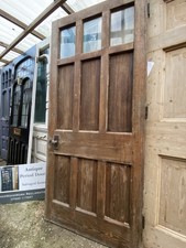 Antique farmhouse panel door - -,