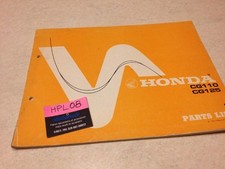 Honda CG110 CG125 Parts List