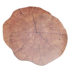 5pcs Wood Placemat Retro Table
