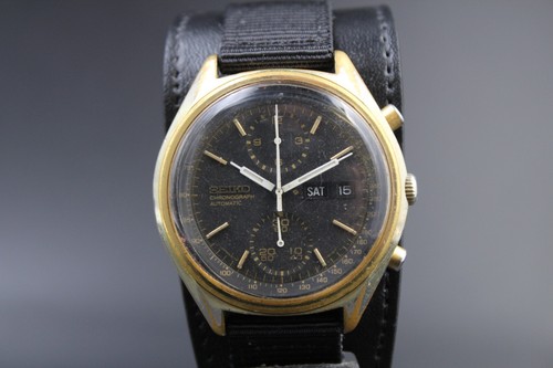 Seiko 6138 8020 black gold - 6138-8020,