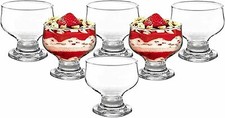 Glass Dessert Bowls Sundae Ice