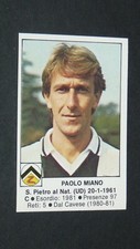 #220 PAOLO MIANO UDINESE ZEBRETTE FOOTBALL FOOTBALL FOOTBALL FOOTBALLERS 1984-1985 EDIS
