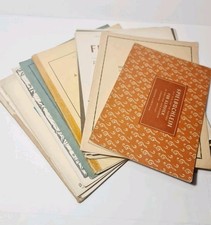 Bundle of 15 Vintage/Antique Various Sheet Music Books, Bach, Beethoven, Etc.