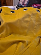 Single mustard curtain 136cm - mustard,